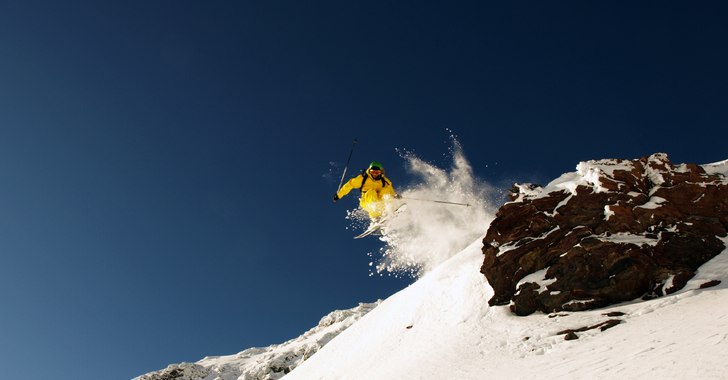 Det magiska året 2009 i Monterosa.. Foto: Joachim Amland. Åkare: Emil Persson.