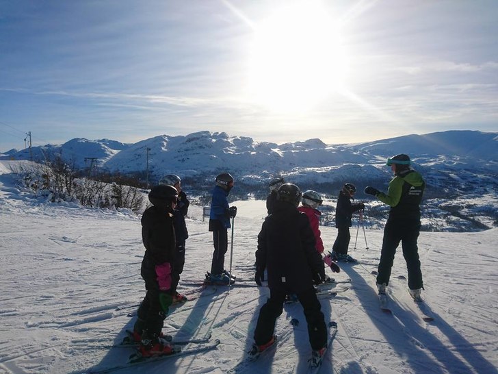 2 grader og strålende sol! 
.