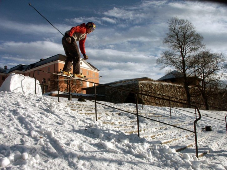 Samma dag & rail men en annan vinkel.. Foto: Rolf Nylinder. Åkare: Fredrik Bondeson.
