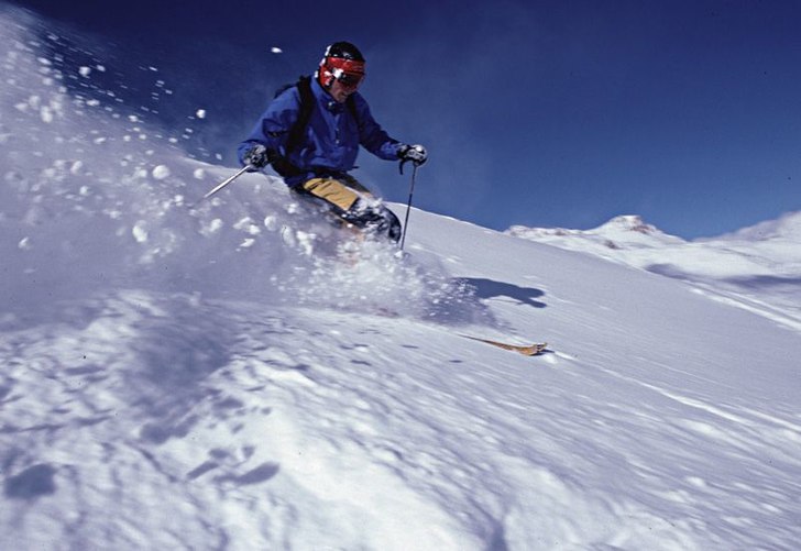 Sidste dag i powder for denne gang. Foto: Morten Tony Hansen. Åkare: Christian Helweg.