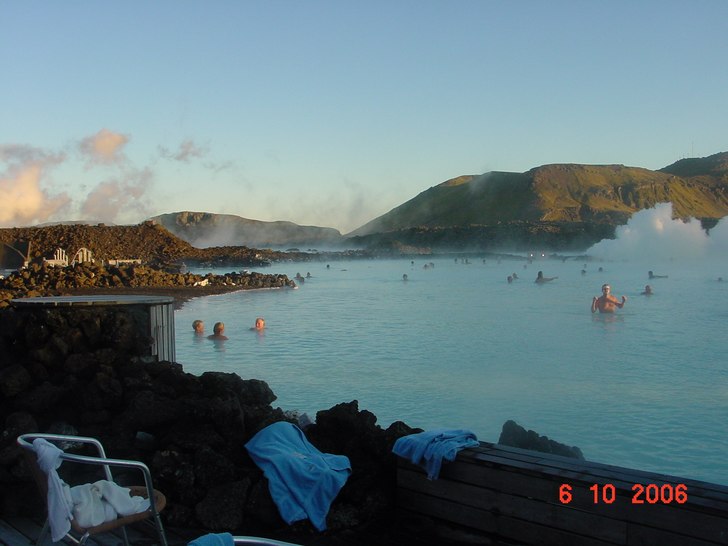Blue lagoon på island.