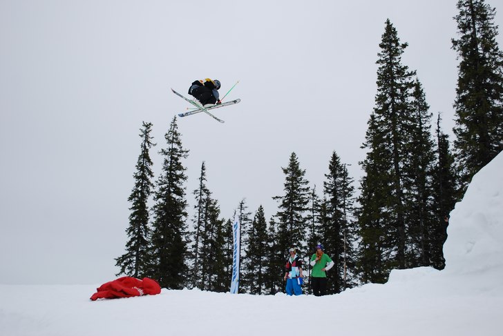 Big air cup i klövsjö. Foto: Andreas Johansson. Åkare: Filip Berggren.