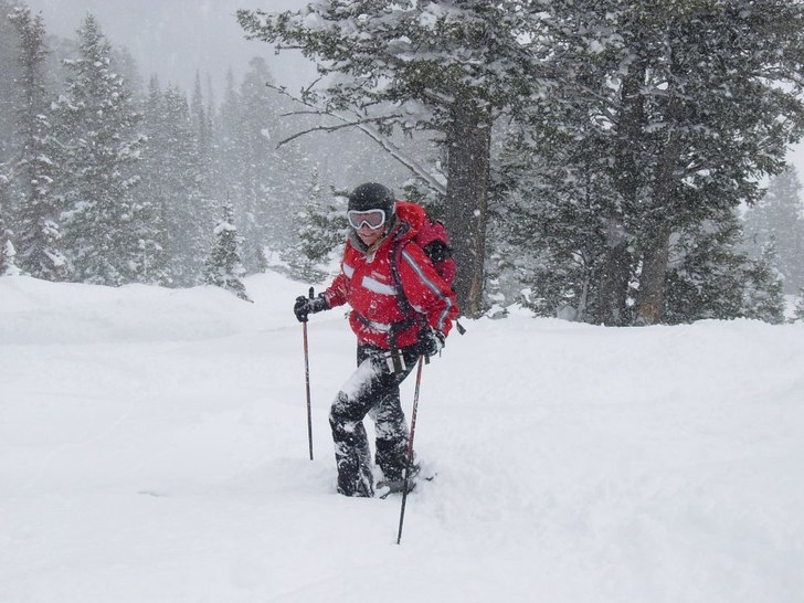Jackson Hole generös med sitt vita guld!. Foto: Anders Merenius. Åkare: Monica Eriksson.