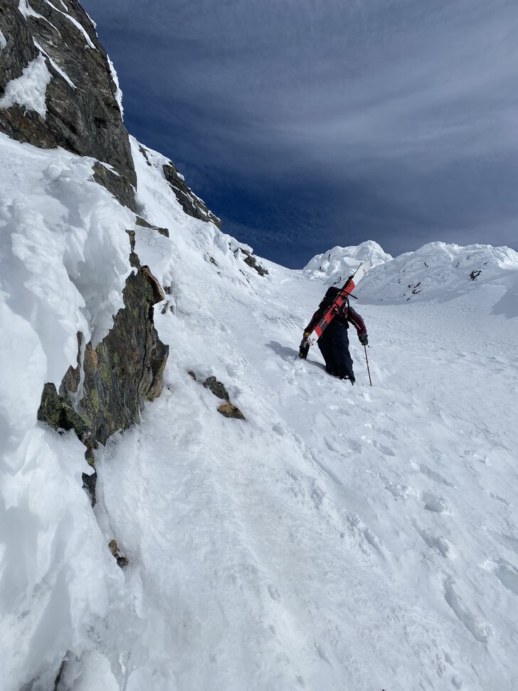 Predikstolen tillsammans med min skidkompis Micke.