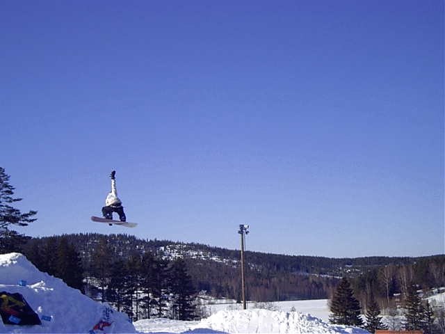 Hanna Hoppas på jarse big air. Foto: Frasse Fransson. Åkare: Hanna Ericsson.