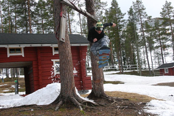 through a house and pop'n.. Foto: Jurgen Haider. Åkare: Brian Wolfe.