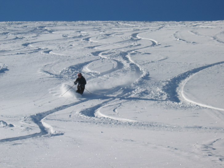 En härlig dag på Whistler. Foto: Per Sjöblom. Åkare: Erik Sjöblom.