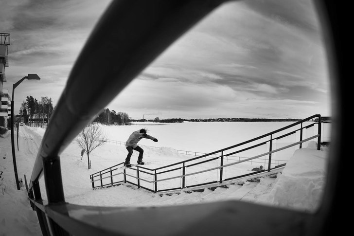 Cab 270 fs boardslide. Foto: Matt George. Åkare: Kalle Ohlson.