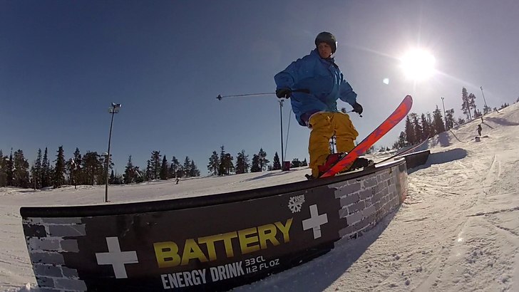 screenshot från Gopro. Foto: Emil Hjerpe. Åkare: Nico Suojanen.