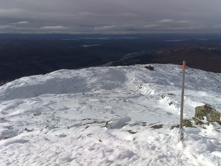 Fra toppen av Åreskutan. Foto: Lars.