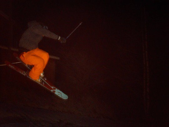 Lite kul när första snön kom ;D. Foto: Ken G.. Åkare: Jens Harryson.