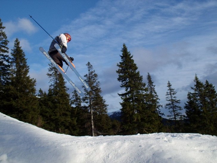 på ett av det största big djumpen..
en vanlig g. Foto: johan pålman. Åkare: jens möller.