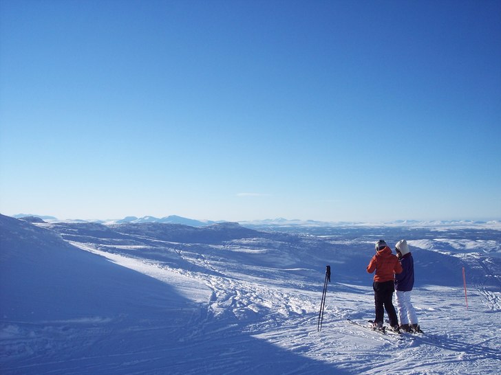 En dag på sportlovet för 2 år sen, riktigt skö. Foto: Andreas Häll.