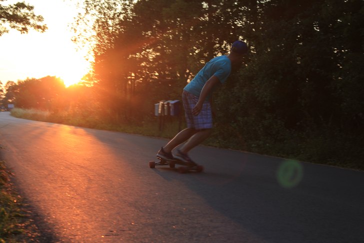 solnedgång. Foto: john jarl. Åkare: alfred westh.