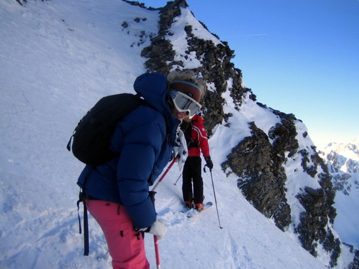 Inför en fantastisk dag i Courma!. Foto: My Ernevi. Åkare: Italian ski instructor + my dear friend Jo!.