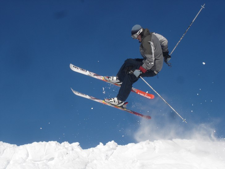 Jag på skidor igen. Inte mycket till stil, men å. Foto: Magnus Nyberg. Åkare: Kristofer Fahlgren.