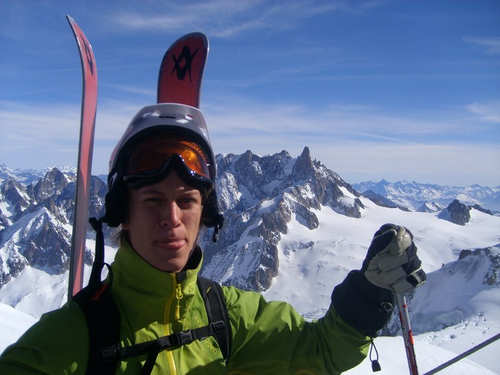 På väg ner för den vidriga kammen. Foto: Mackan Lindmark. Åkare: Jag.