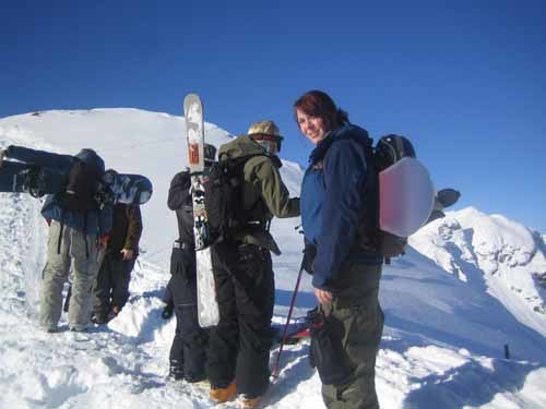 Ute på säsongens första hajkning!. Foto: Moa.