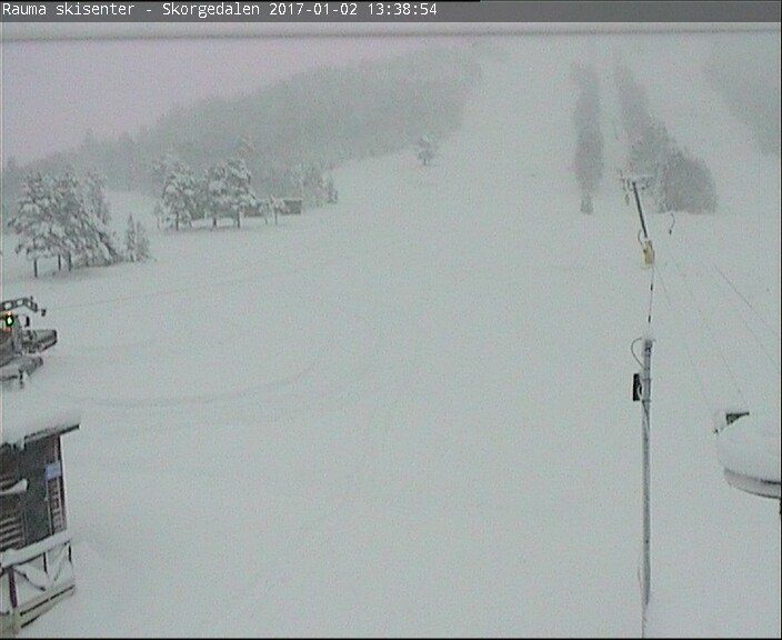 Vi har satt i gang tråkking igjen
Det siste 1,5 d.