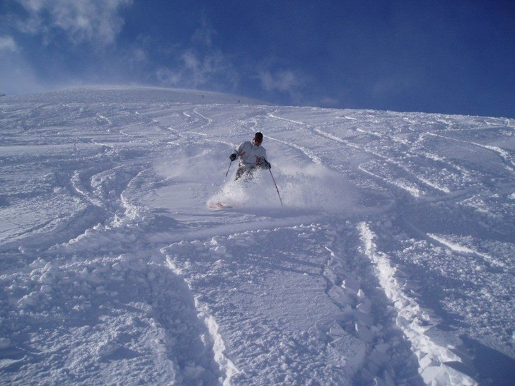 Lugnet efter snöstormen.... Foto: Fredrik Andersson. Åkare: Jonas Nilsson.
