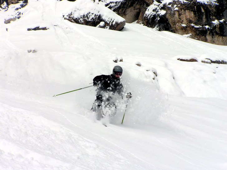 puder på påsk i cortina !!. Foto: Jacob Lundh. Åkare: Anders Koppfeldt.