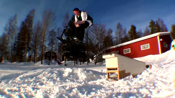 Barspin av boxen. Foto: Olle Grundberg. Åkare: Johan Nordberg.