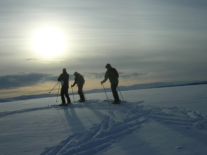 Foto: Johannes Sundlo. Åkare: Björn , Maria  och Tobi.