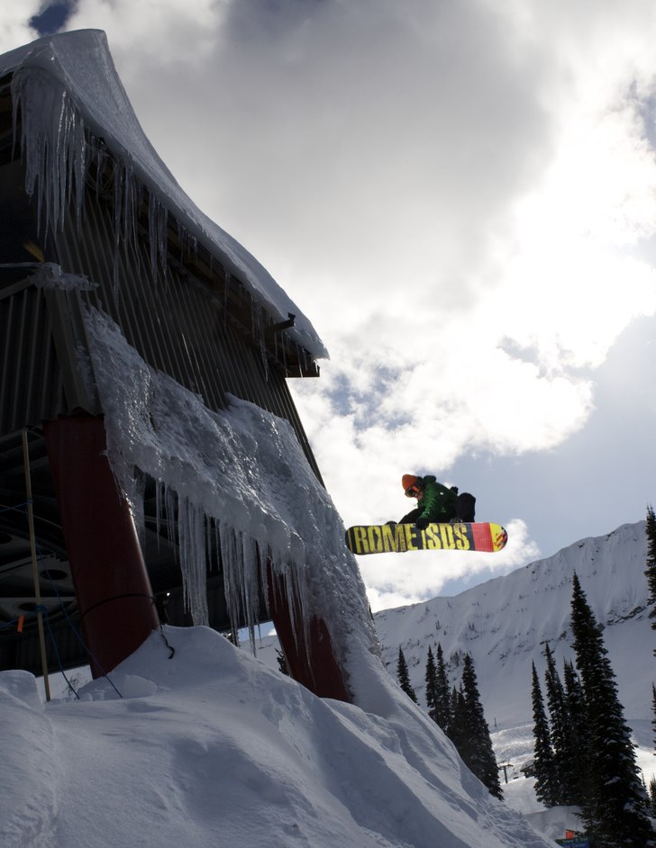 Fernie is closed for the season and we hiked to th. Foto: Gustav Ohlsson. Åkare: Brian Wolfe.