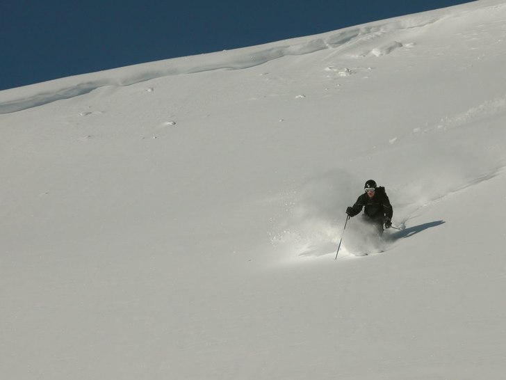 Markus Lutteman (hoppas jag(?))
Völkl 724 Pro 17. Foto: Arvid Hejll. Åkare: Markus Lutteman.