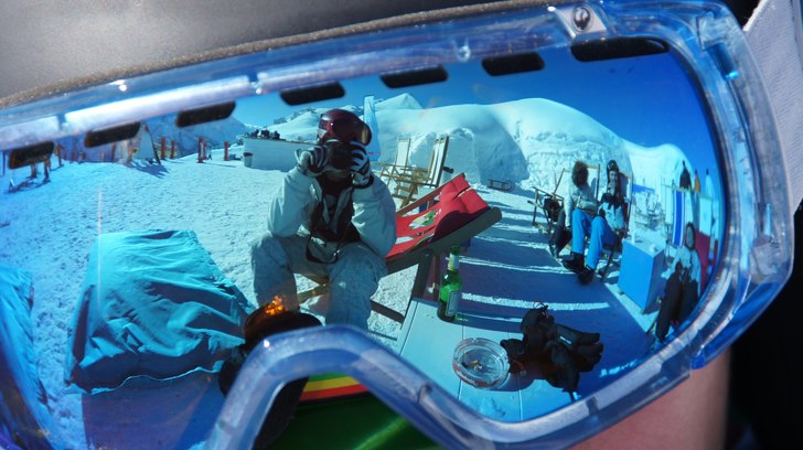 Klockrent väder när vi passade på att chilla p�. Foto: Kim Hammar. Åkare: Rasmus Hammar.