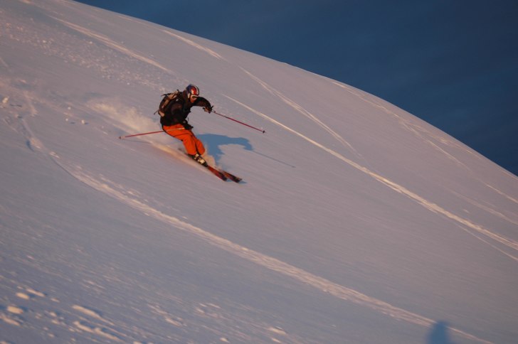 Lite mindre konkurrens här än i Åre 20minuter b. Foto: Fredrik Persson. Åkare: Kristian Persson.