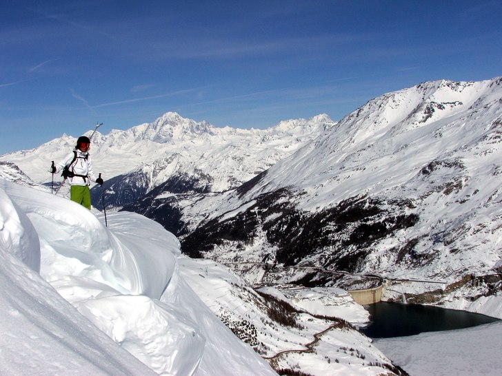 Ett av instegen till Microwaves, med dammen i bakg. Foto: Gulebjön. Åkare: Per Misär.