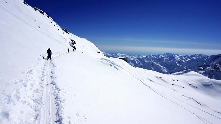 Traversen från Punta Indren.