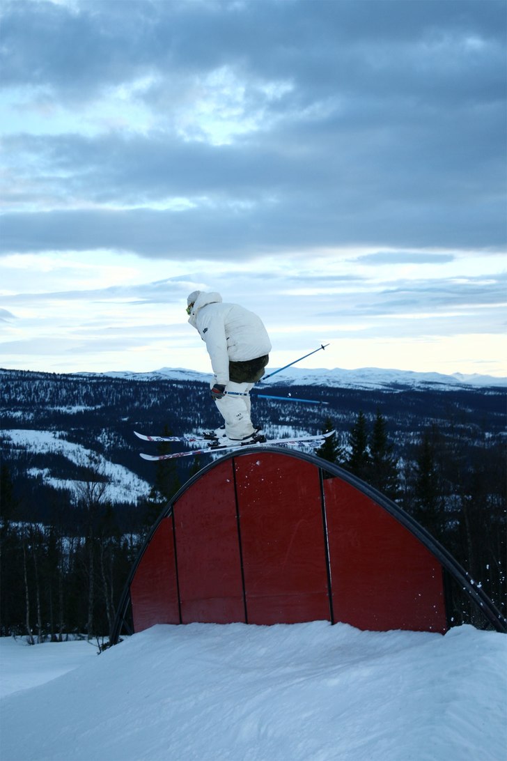 Räjlar i Åre. Foto: Benjamin Johansson. Åkare: Marcus Gardefjord.