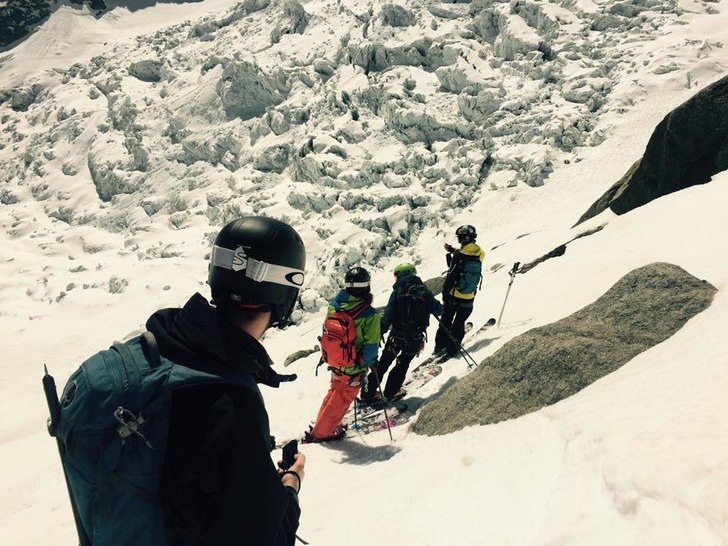 paus ovanför requinhyttan efter grand envers.