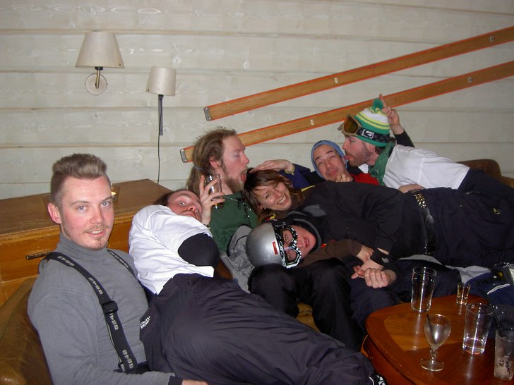 Lite härlig avkoppling i afterskin.. Foto: Timpa.