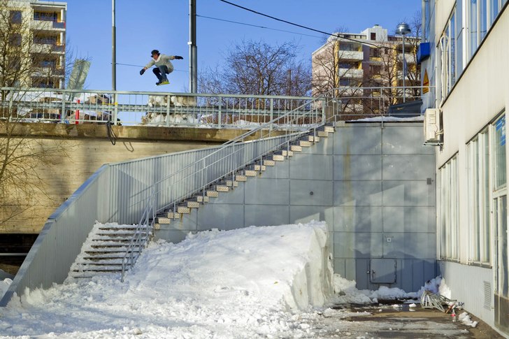 Gap to boardslide. Foto: Matt George. Åkare: Kalle Ohlson.