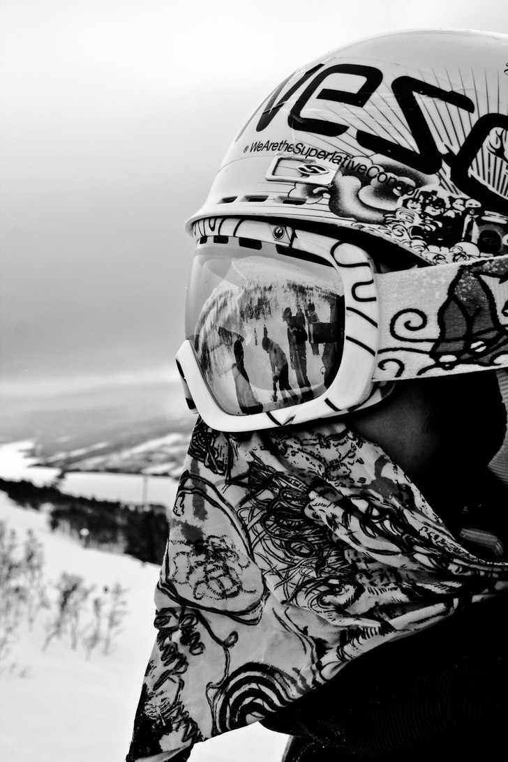 Såg någon liknande bild och var tvungen att test. Foto: Marcus Olsson. Åkare: Gunnar Jansson.