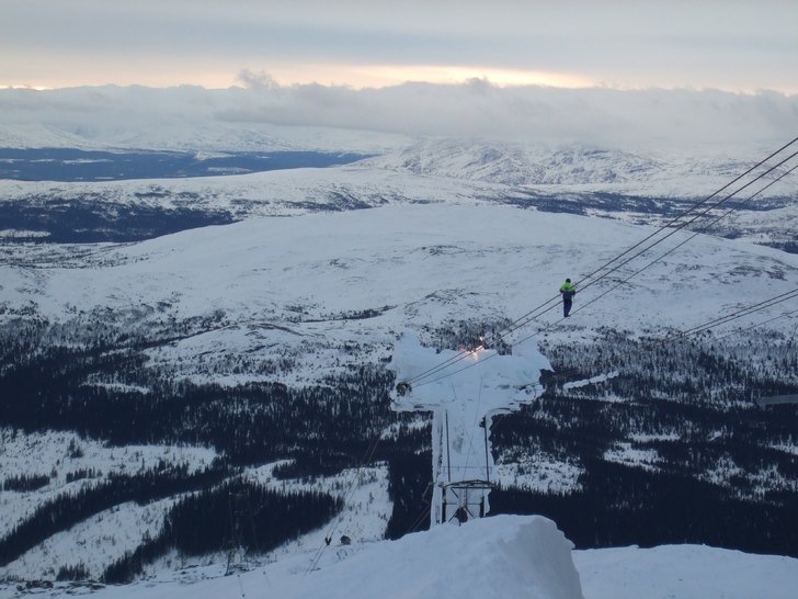 Smått scary o gå där.... Foto: Paulette Andréasson.