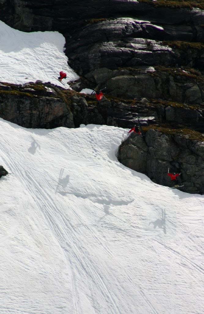 Framåtvolt i finalen av Stryn Freeline Jam. Foto: Johan Hellman. Åkare: Magnus Tveito.