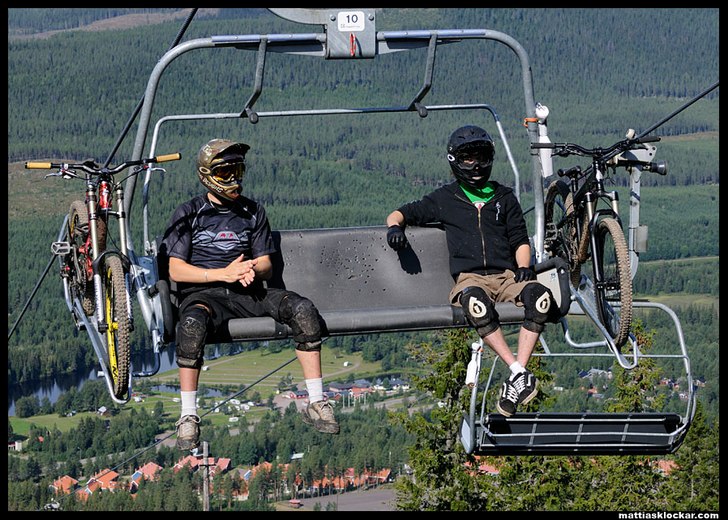 Foto: Mattias Klockar. Åkare: Anders Solin och Gustav Gullholm.