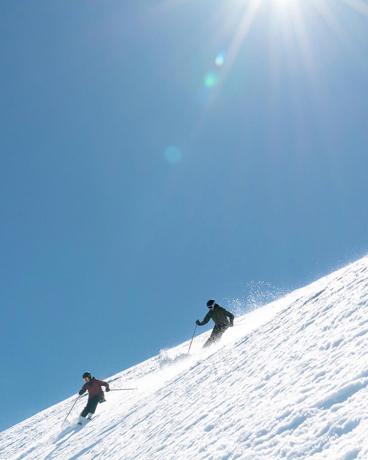 Formation i brant terräng.