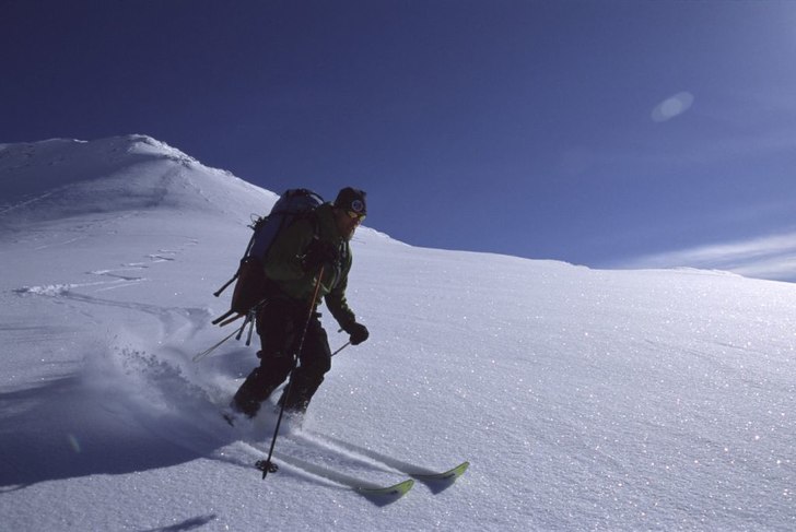 Nuuk Backcountry. Rar sne.. Foto: Lars Thorslund. Åkare: Christian Helweg.