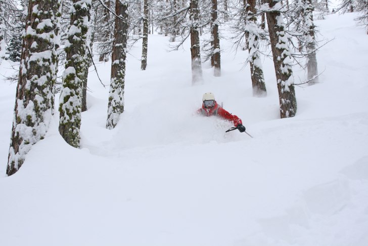 snöbad? ja tack. Foto: Lionel Coutton. Åkare: William Edgren.