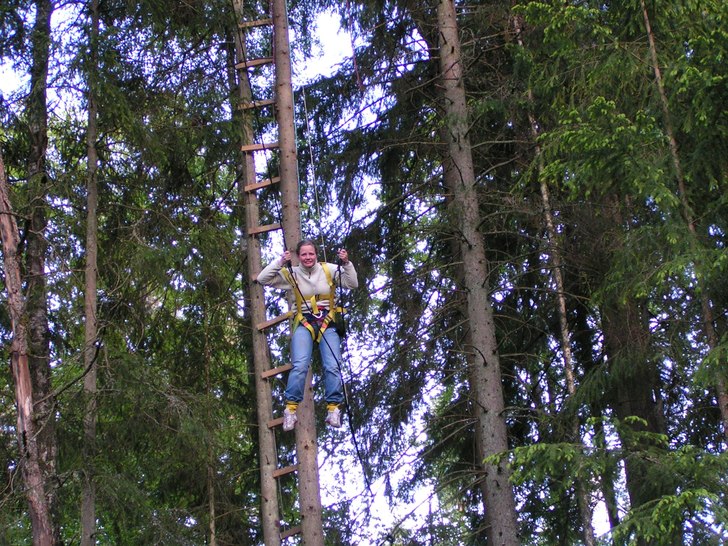 Jättegunga!!!. Foto: gustav malmborg. Åkare: johanna malmborg.