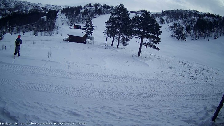 Skitrekket er åpent - men kun en LITEN del
Da det.