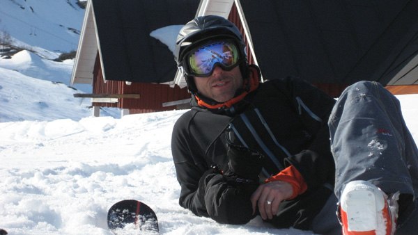 Efter en lång dag på berget måste man posera li. Foto: vet inte, någon som tog tag i kameran. Åkare: le PornStardelux.