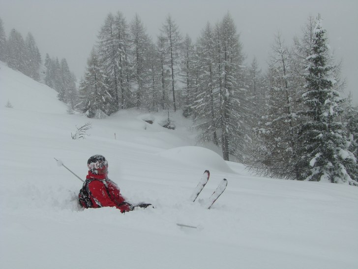 En halv veckas snöande.. Foto: -. Åkare: Klas Rydstrand.