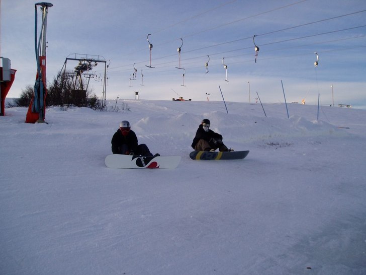 Jag till höger :D. Foto: Anders Larsson. Åkare: Emil Larsson & Kalle Lindh.