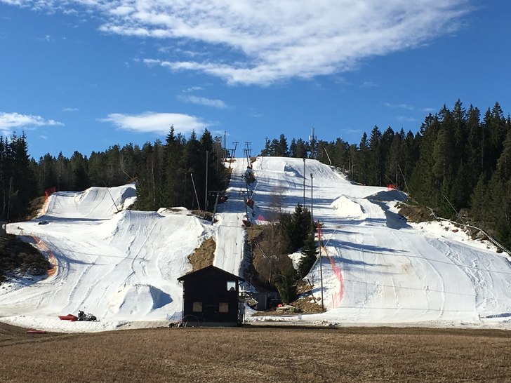 Sesongavslutning i påskevær
Det er bart på jord.